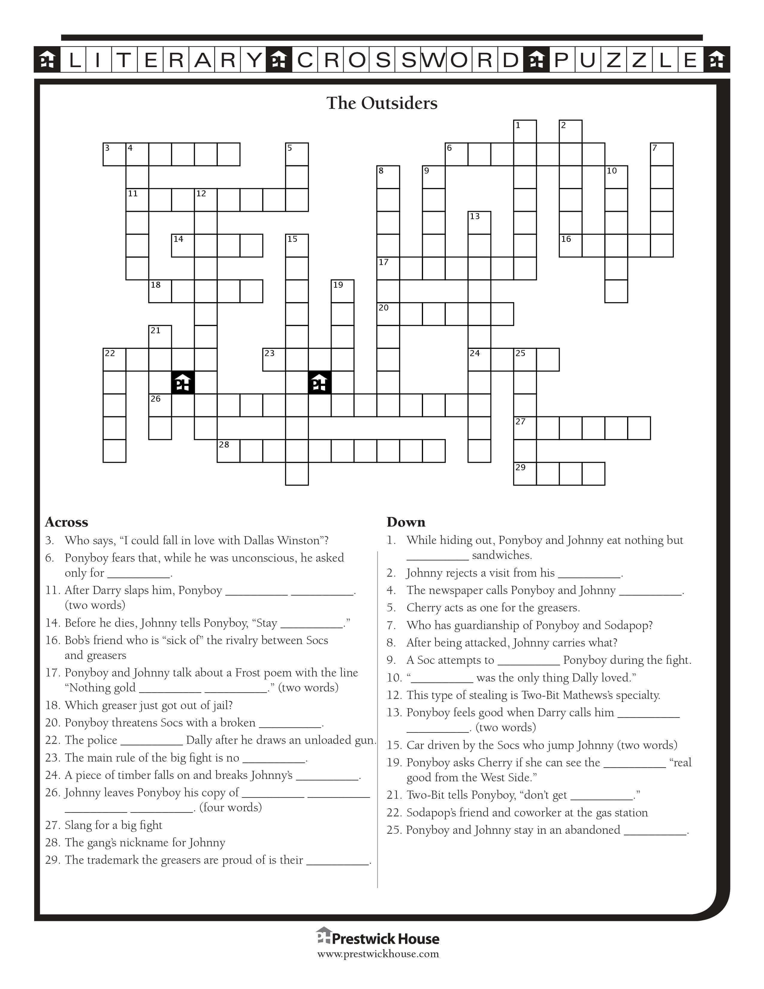5-free-digital-literature-crossword-puzzles-prestwick-house